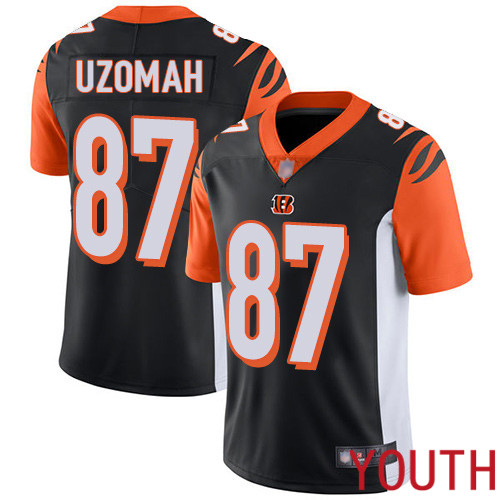 Cincinnati Bengals Limited Black Youth C J  Uzomah Home Jersey NFL Footballl #87 Vapor Untouchable->women nfl jersey->Women Jersey